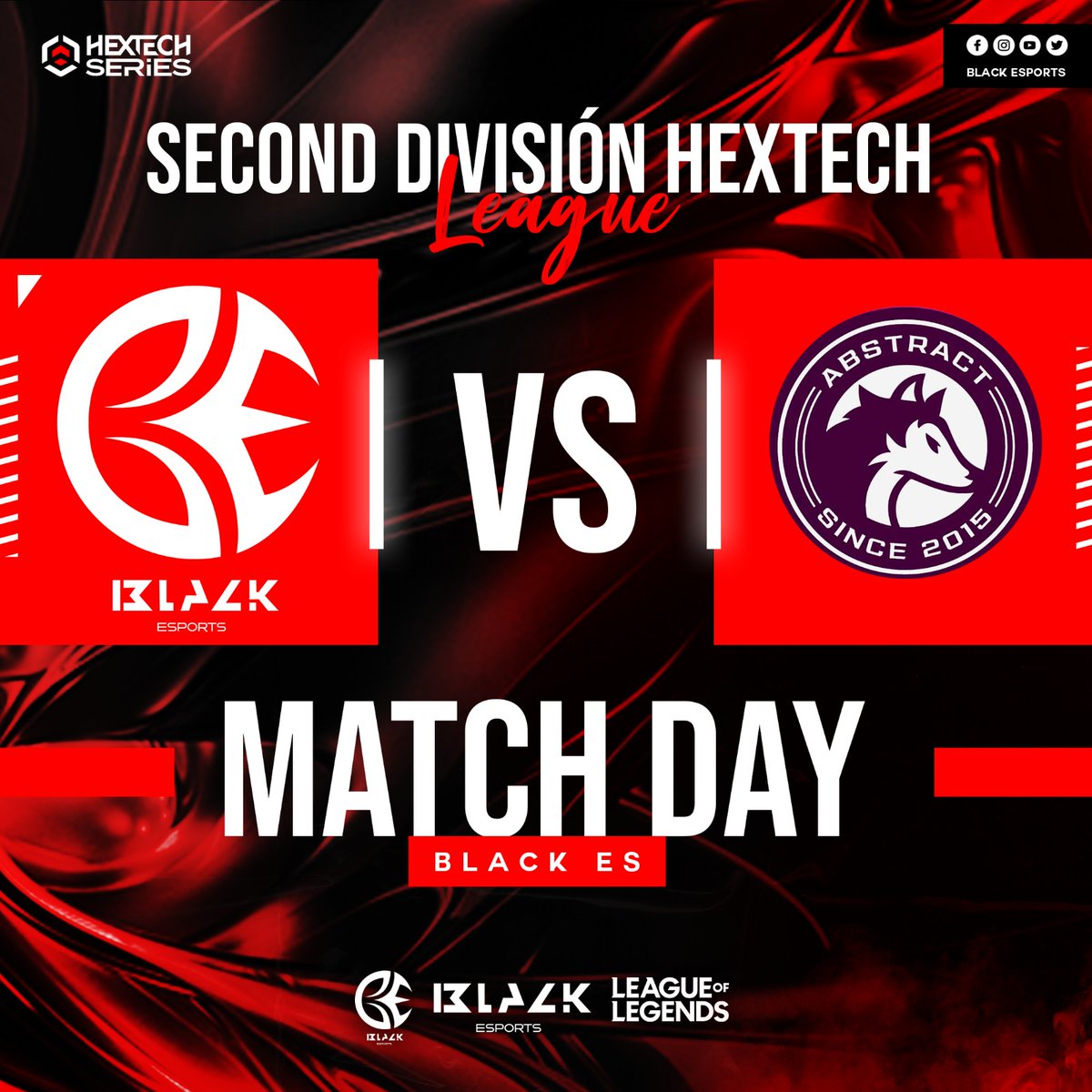 BLACK (@blackesportswr) on Twitter photo Es el día señores !! Último partido del split , duelo de hermanos , nuestra oportunidad de subir a Liga Salvaje todo se decide hoy en estos últimos mapas , yo no me lo perdería 😚
🔥🔥🔥🔥🔥🔥🔥🔥🔥
🆚• <a href="/AbstractLatam/">Abstract Gaming</a>
⏰• 21:30
🗣️• <a href="/SkriLLa_97/">TwitchTrancoMachin</a>
📺• twitch.tv/trancomachin Es el día señores !! Último partido del split , duelo de hermanos , nuestra oportunidad de subir a Liga Salvaje todo se decide hoy en estos últimos mapas , yo no me lo perdería 😚
🔥🔥🔥🔥🔥🔥🔥🔥🔥
🆚• <a href="/AbstractLatam/">Abstract Gaming</a>
⏰• 21:30
🗣️• <a href="/SkriLLa_97/">TwitchTrancoMachin</a>
📺• twitch.tv/trancomachin
