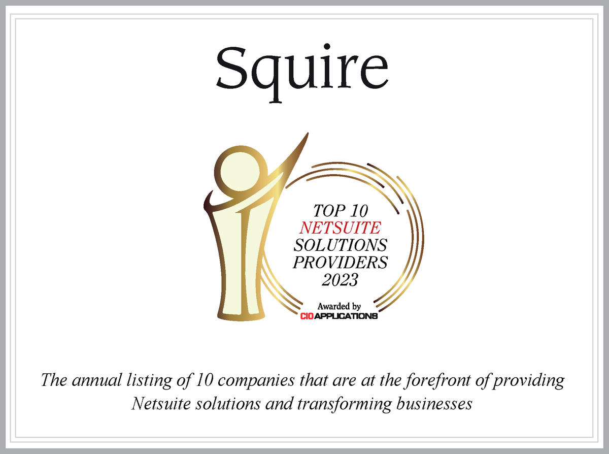SquireCPA's tweet image. @CIOApplications has named Squire one of the top 10 @NetSuite solutions companies. Contact us to see how we can help you manage your business operations more efficiently and effectively. ow.ly/L6R550PaSrt #Top10NetSuiteSolutions #CIOApplications
