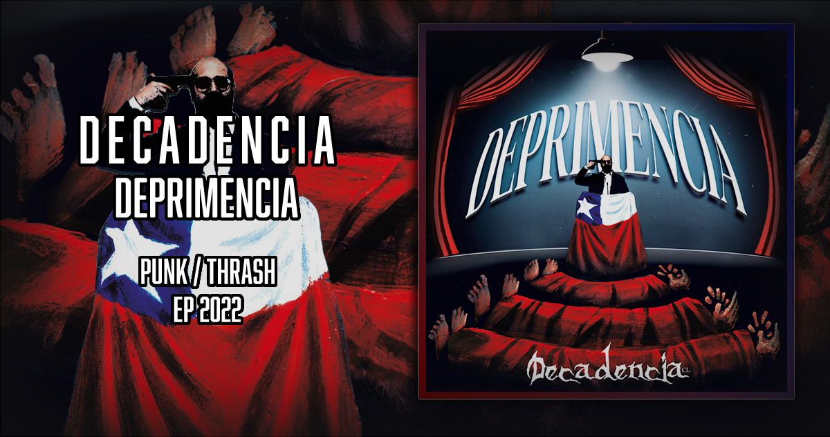 Los contestatarios Metal Punk de Decadencia con su EP 2022 "Deprimencia" son de quienes escribimos en esta ocasión.

Lean esta reseña en:
discordancia.cl/discos/decaden…

<a href="/DecadenciaCL/">Decadencia CL</a>