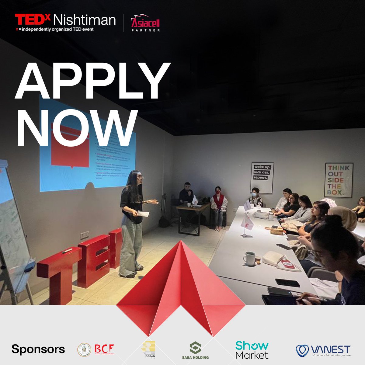 TEDxNishtiman's tweet photo. Register now for the TEDxNishtiman 2023 Training Program, which includes several intensive trainings to prepare young people for the Job market in Kurdistan

Link 
https://t.co/fOZt32YvPy

#TED #TEDx #TEDxNishtiman #TEDxNishtiman2023 #TEDxNishtiman_program #Erbil https://t.co/eoogZgBBwr