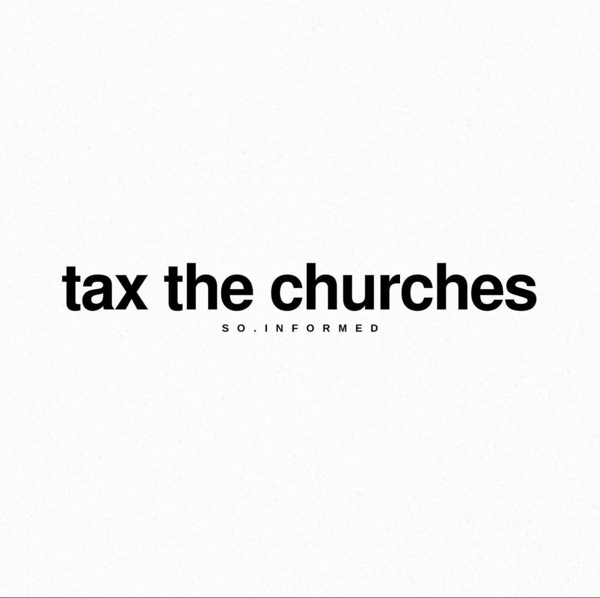 RT @nyccookies: Tax. The. Church. https://t.co/2ifFbDQZWk