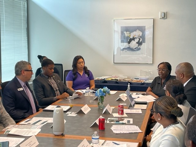 SBDCLakeCounty's tweet photo. Consultant, Rafael E. M. Pratts, EDFP, CGBP, at the #WHIBA Roundtable last month. 
@AfAmEducation https://t.co/a0yAryZUcZ