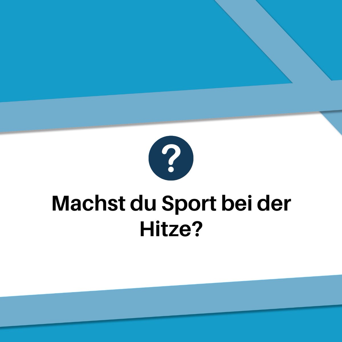 It´s hot outside! 🌞🥵
Machst du bei dem heißen Wetter trotzdem #Sport oder legst du dich lieber an den See? Wenn ja, welche Sportart liegt dir jetzt am meisten? Schreibe es uns in die Kommentare!
#SportMotivation #MyMotivation #MoveYourself #MySports #MySportMotivation #MySpoMo