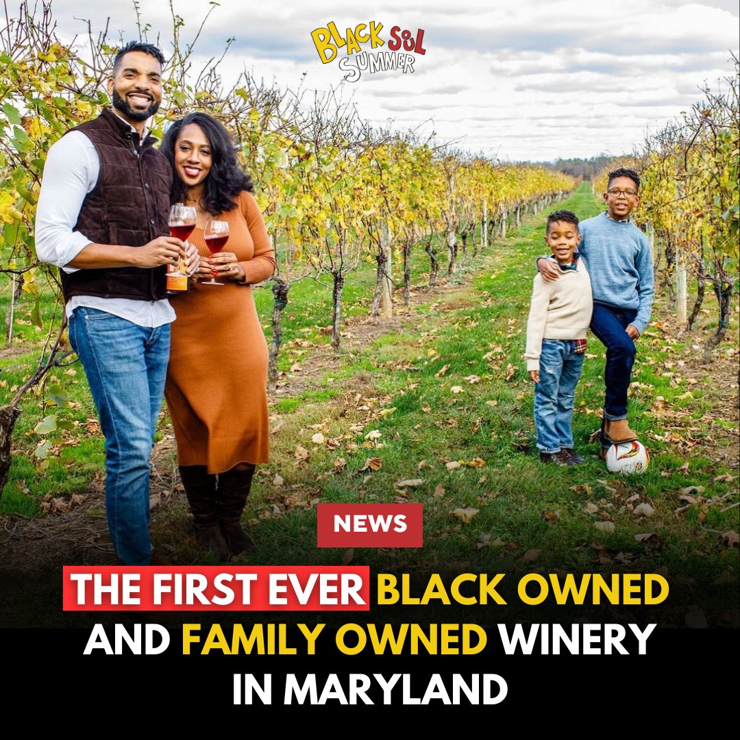 Today we want to highlight the FIRST EVER black owned and family owned Winery in Maryland! Boyd Cru Wines 👏🏽👏🏽👏🏽 ❤️ #Congrats

Give them a follow and check them out!  
boydcruwines.com