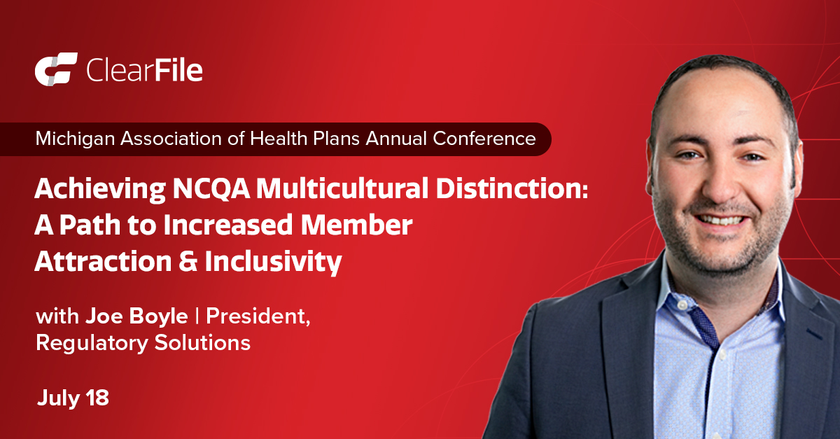 PenstockGroup's tweet photo. Join Penstock's President, Regulatory Solutions Joe Boyle at the @MiHealthPlans annual conference for his presentation, "Achieving NCQA Multicultural Distinction: A Path to Increased Member Attraction &amp; Inclusivity". https://t.co/mt58SG23Jv