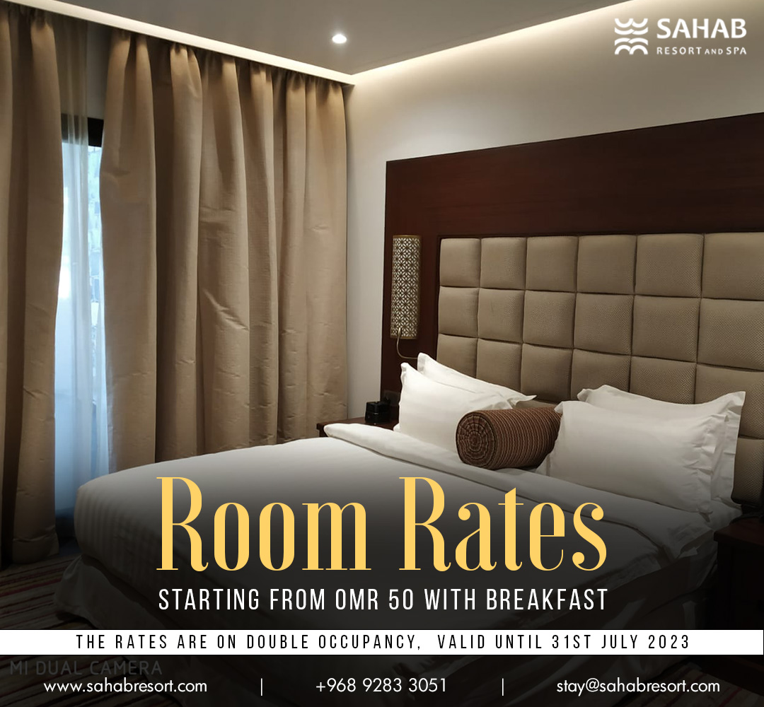 SahabResort's tweet photo. Indulge in the ultimate oasis of luxury at Sahab Resort and Spa! 

Hurry and book now to experience pure bliss before July 31st!

#SahabResort #LuxuryEscape #ParadiseFound #UnwindInStyle #SahabResortandSpa #LuxuryEscape #CelebrateInStyle #Muscat #Oman #LuxuryResort #StayInLuxury https://t.co/0hm4Z6pLIV