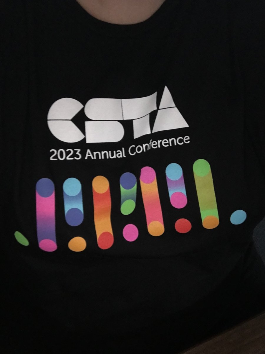 LSteinhauser3's tweet photo. Final Day! Thank you @CSTA #CSTA2023 https://t.co/KQzfoedwie