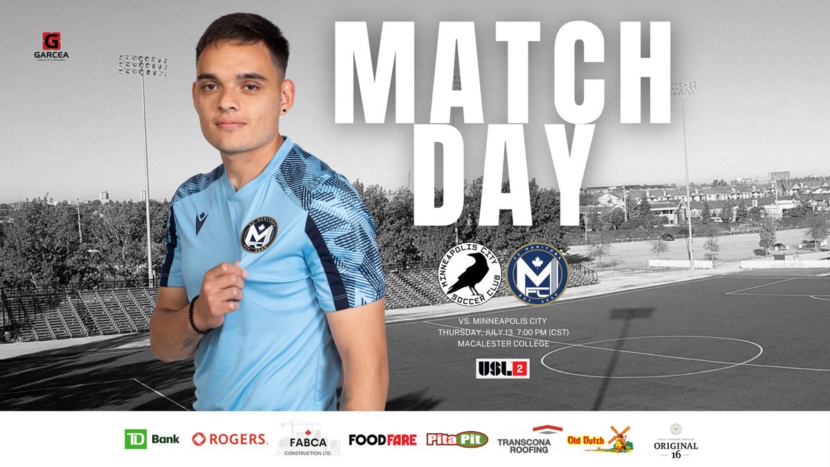 FCManitobaPPL's tweet photo. Match Day at Macalester! ⚡️

#FCMB #USL2 #Path2Pro https://t.co/iFtBIe3nJM