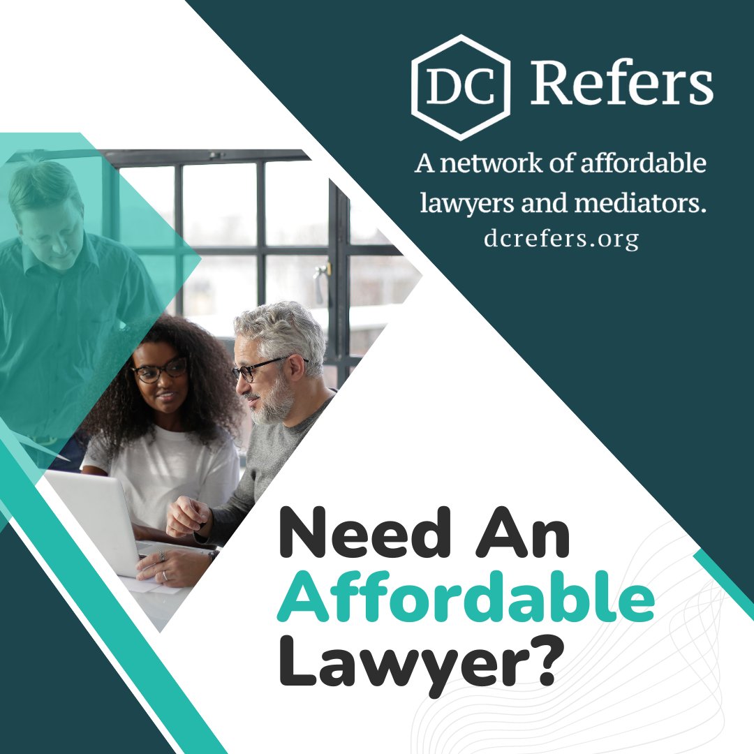 DC_Refers's tweet photo. Looking for an affordable lawyer? If you need help with legal problems in the District of Columbia, visit the DC Refers directory of lawyers &amp; mediators at https://t.co/xtBntaEOJF. 

#lawyers #attorneys #mediators #lowbono #legalhelp #lawhelp #modestmeans #familylaw #custody https://t.co/KLmUtPwaph
