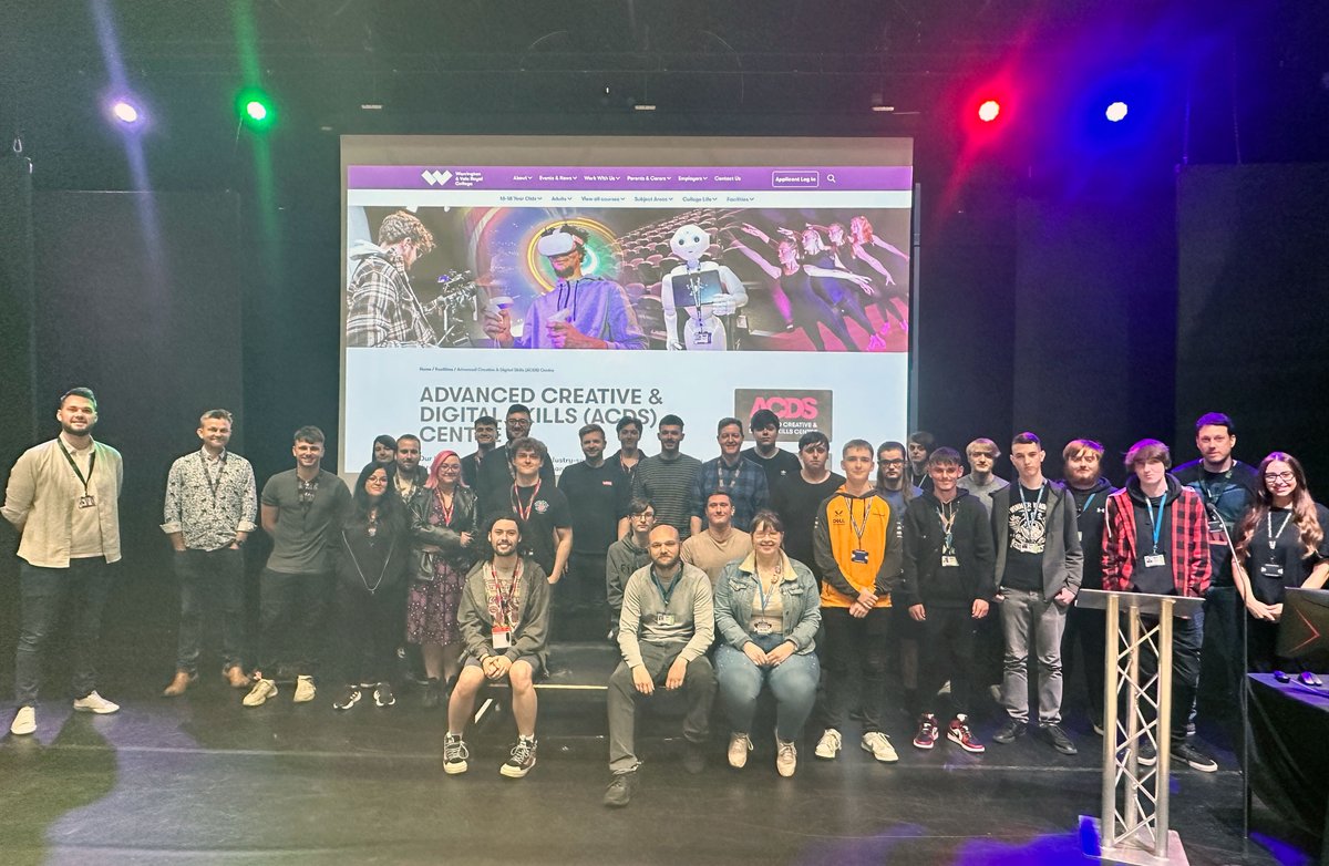wvrcollege's tweet image. Our games design students recently showcased their talent by presenting video game demonstrations to our ACDS partner 10:10 Games, in response to a live brief set by the company. Congratulations to all the students involved thank you to those who joined us from 10:10 Games 
#ACDS