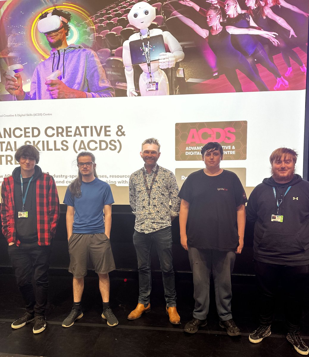 wvrcollege's tweet image. Our games design students recently showcased their talent by presenting video game demonstrations to our ACDS partner 10:10 Games, in response to a live brief set by the company. Congratulations to all the students involved thank you to those who joined us from 10:10 Games 
#ACDS