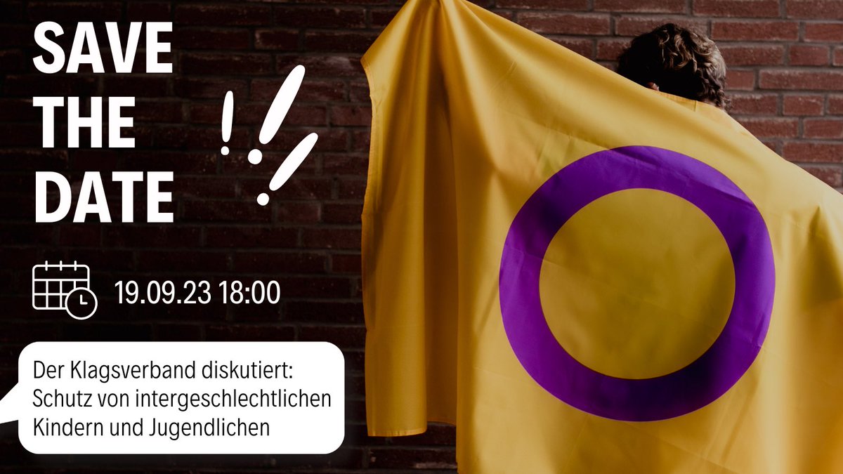 Save the Date: Am 19.09. diskutieren wir unter anderem mit <a href="/IntersexAustria/">VIMÖ</a> über den Schutz von intergeschlechtlichen Kindern und Jugendlichen. 
Mehr Infos zur Veranstaltung folgen bald!