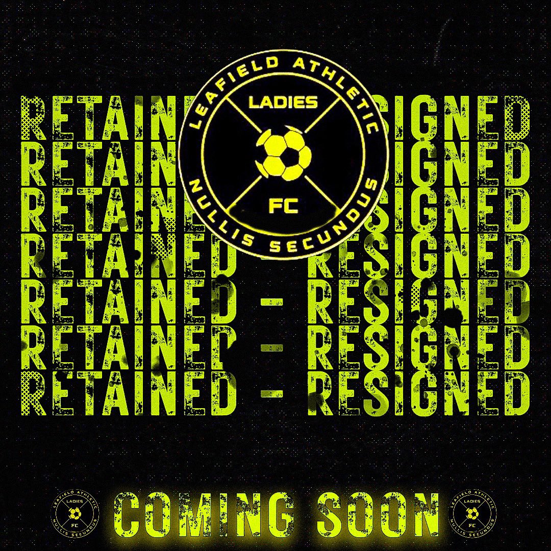 LeafieldAthLFC's tweet image. PLAYER NEWS…🟡⚫️

Retained player announcement. 

Any guesses who it will be?

4pm 🕓 👀 
#LALFC #yellowandblack