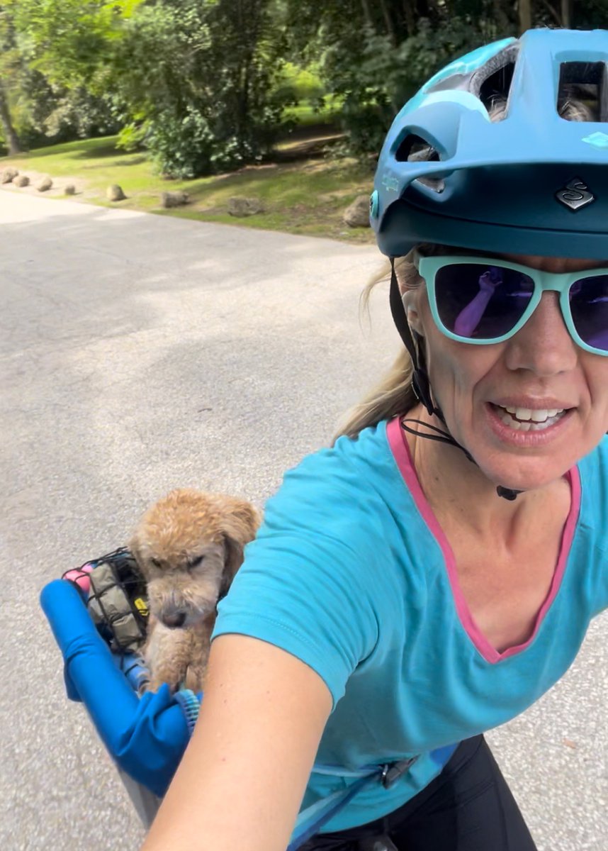 RiverHalling's tweet photo. @trainright @jasonkoop @ajoneswilkins, River and I are psyched to be one of @trainright‘s first (or the first) #dogpacking athletes! Thanks, coach @Aferdy_Ultra! 😃👍👍 #GDMBR #herewecome https://t.co/n8xZ4DnSQP