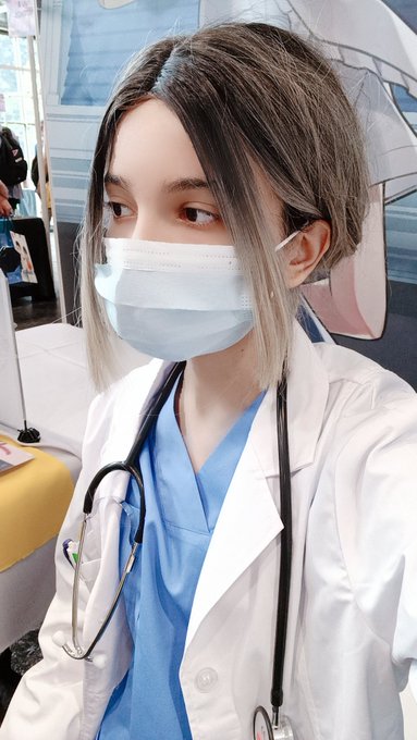 Cosplaying doctor Chishiya today 