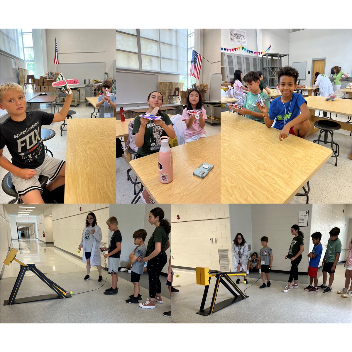 Eureka: Flight to the Future students having fun launching the catapult.  <a href="/EBPublicSchools/">East Brunswick Public Schools</a>
