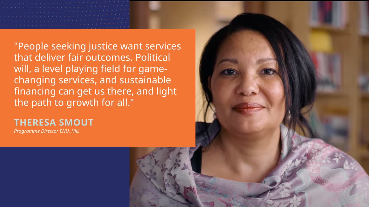 The #HLPF2023 side event, "Financing People-Centered Justice: Underwriting a systemic shift towards Justice for All," is underway. How can financing people-centred justice help scale effective solutions which serve people and close the justice gap? ||  sdg16.plus/events/financi…