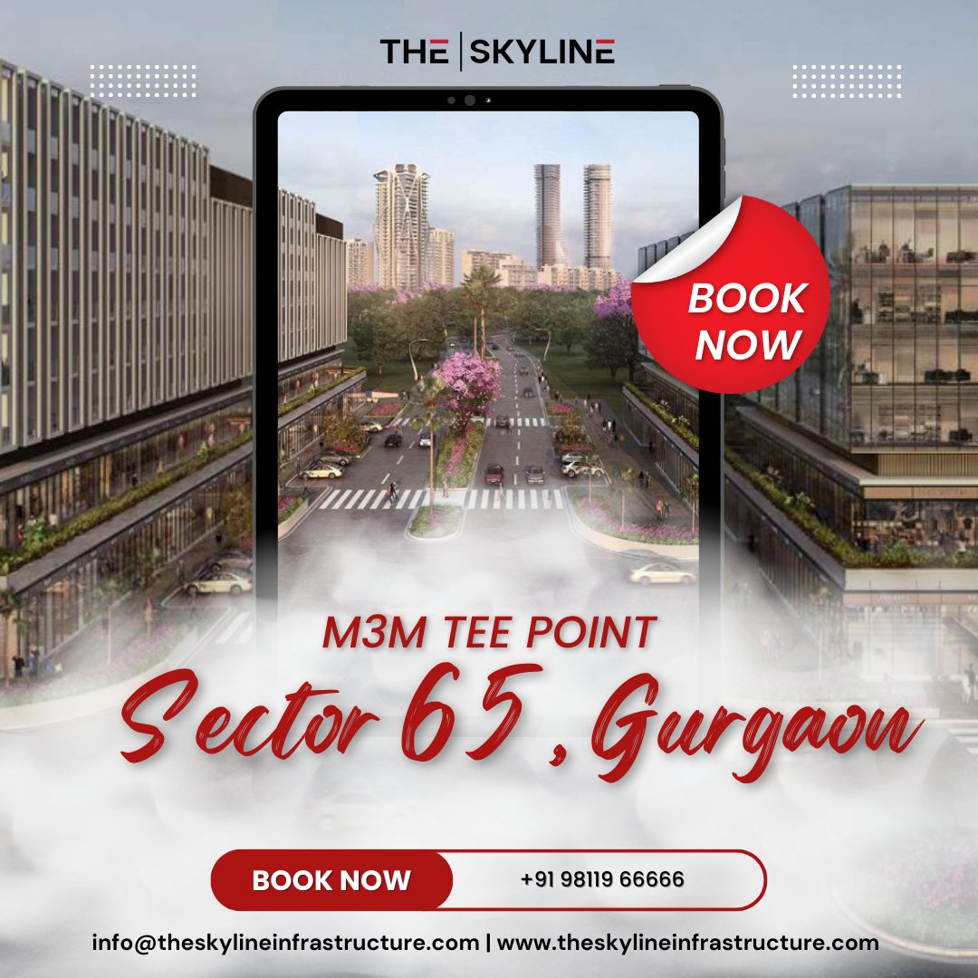 M3M Tee Point, is the best commercial project with a spectacular blend of office spaces and retail areas.
#TheSkylineInfrastructure #M3M #M3MTEEPoint #M3MProperties #CoworkingSpace #WorkplaceCommunity #Productivity #ModernWorkspace #Office #Retail