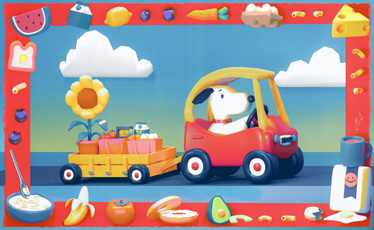 🍉🧀snoopy went shopping🥑🫐