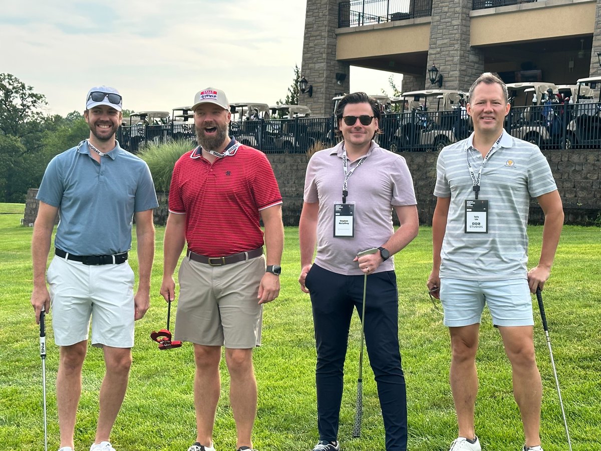 Digiday's tweet photo. Great day for some golf, huh? ⛳️🏌️

We're hanging with some publishing's top executives for a unique day of golf and mingling at the beautiful Galloping Hill Golf Course! #DigidayGolf https://t.co/yQ6PtxgxPH