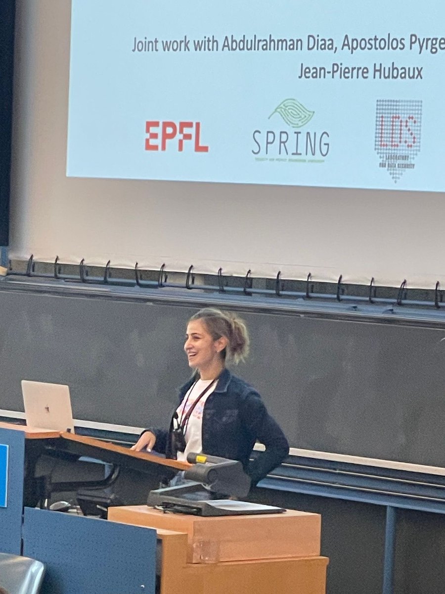 muhayyileli's tweet photo. It was a great pleasure to be part of #pets23 at our home, Lausanne and to present our paper “Privacy-preserving Federated Recurrent Neural Networks” @PET_Symposium
Check out for more information here: https://t.co/go5llp5qHm https://t.co/hqsAgk8KIb