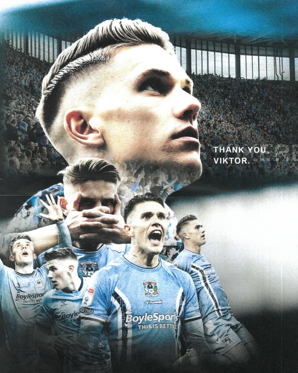 Coventry_City's tweet photo. Thank you, @Viktor_Gyokeres 💙 https://t.co/o0oC3LC6sk