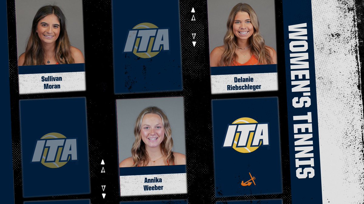 HopeAthletics's tweet photo. Hope College women's tennis claims Intercollegiate Tennis Association All-Academic Team honors for the 2022-season season. Sullivan Moran, Delanie Riebschleger and Annika Weeber are ITA Scholar-Athletes. #StrongandTrue
https://t.co/f4Mk44ST4L https://t.co/FdJIz1lPAB