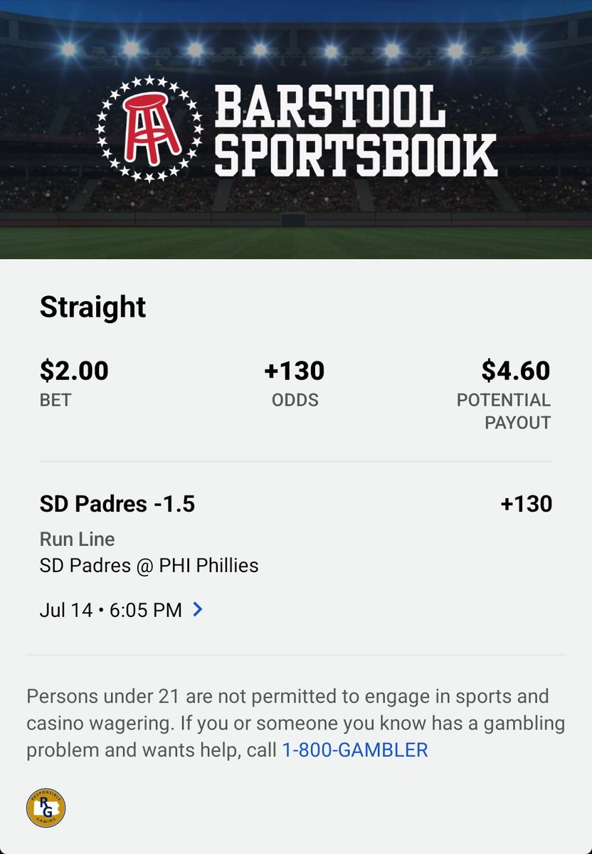 rrfloeter's tweet image. Bet with me on @BSSportsbook barstoolsportsbook.com/shared_bet?id=…