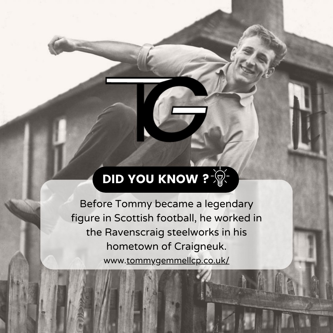 📷Did you know…
Did you know that Tommy Gemmell, legendary footballer, once worked in the famous Ravenscraig Steelworks before his impressive career in football? 📷📷

You can read more about our project and donate on our website 📷 tommygemmellcp.co.uk