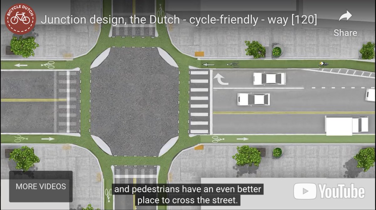 AynCraciun's tweet image. Intersections should be designed to protect 👧🏻👴🏾👩🏼👶🏽 🚴‍♂️, not just cars. 

Many cities do it, but not in #OC.

Note the differences between safe Dutch-style intersections and a typical dangerous intersection @City_of_Irvine.

Video 👀 👉 youtu.be/FlApbxLz6pA