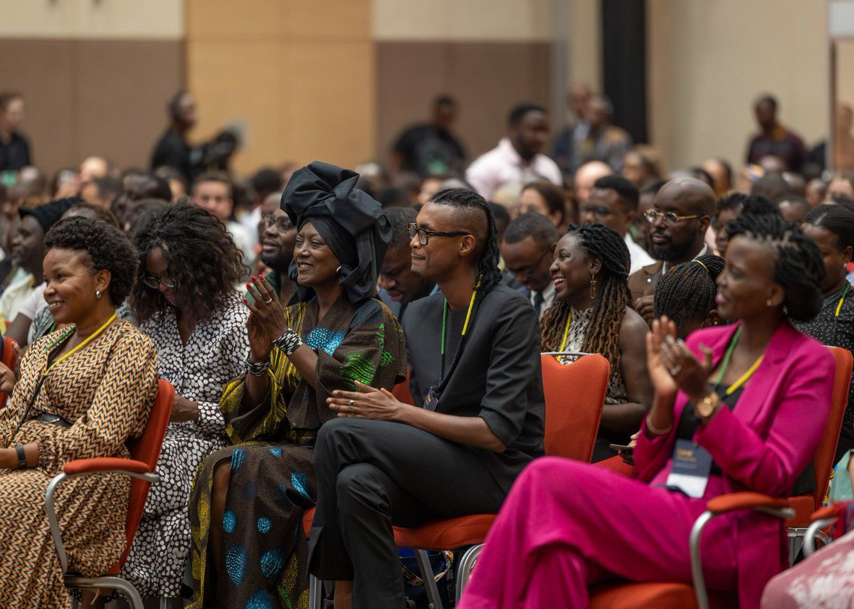 FirstLadyRwanda's tweet photo. “Together, we have opposed the flawed notion that Africa must remain on the receiving end of aid, rather than Africa supporting itself, nurturing itself and developing itself.” - First Lady Mrs Jeannette Kagame at the @SegalFoundation 10th Annual General Meeting this morning, in Kigali. 

First Lady Mrs Jeannette Kagame called for collective action in resolving social justice challenges old and new, and applauded the diligent work of the Segal Family Foundation in empowering local organisations and visionary leaders.

Click here for more photos: https://t.co/E3SbLeMRBT
