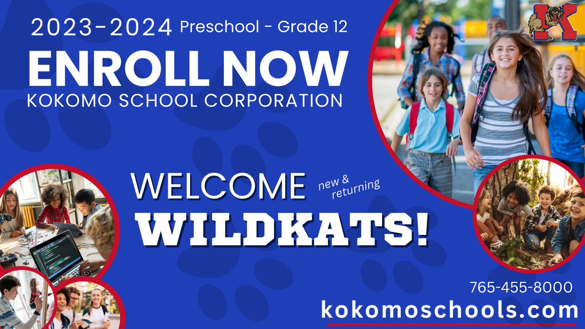 Enroll at Kokomo High School by Friday to ensure transportation!