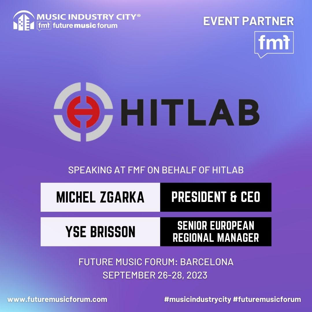 HITLAB (@hitlabofficial) on Twitter photo We’re thrilled to be partnered up for Music Industry City’s Future Music Forum conference this Sept 26-28 in Barcelona! Come meet our team and learn more about how we can help your career.
<a href="/FmFBarcelona/">FmFBarcelona</a>
#futuremusicforum #musicconference #musicindustry #musicindustrycity We’re thrilled to be partnered up for Music Industry City’s Future Music Forum conference this Sept 26-28 in Barcelona! Come meet our team and learn more about how we can help your career.
<a href="/FmFBarcelona/">FmFBarcelona</a>
#futuremusicforum #musicconference #musicindustry #musicindustrycity