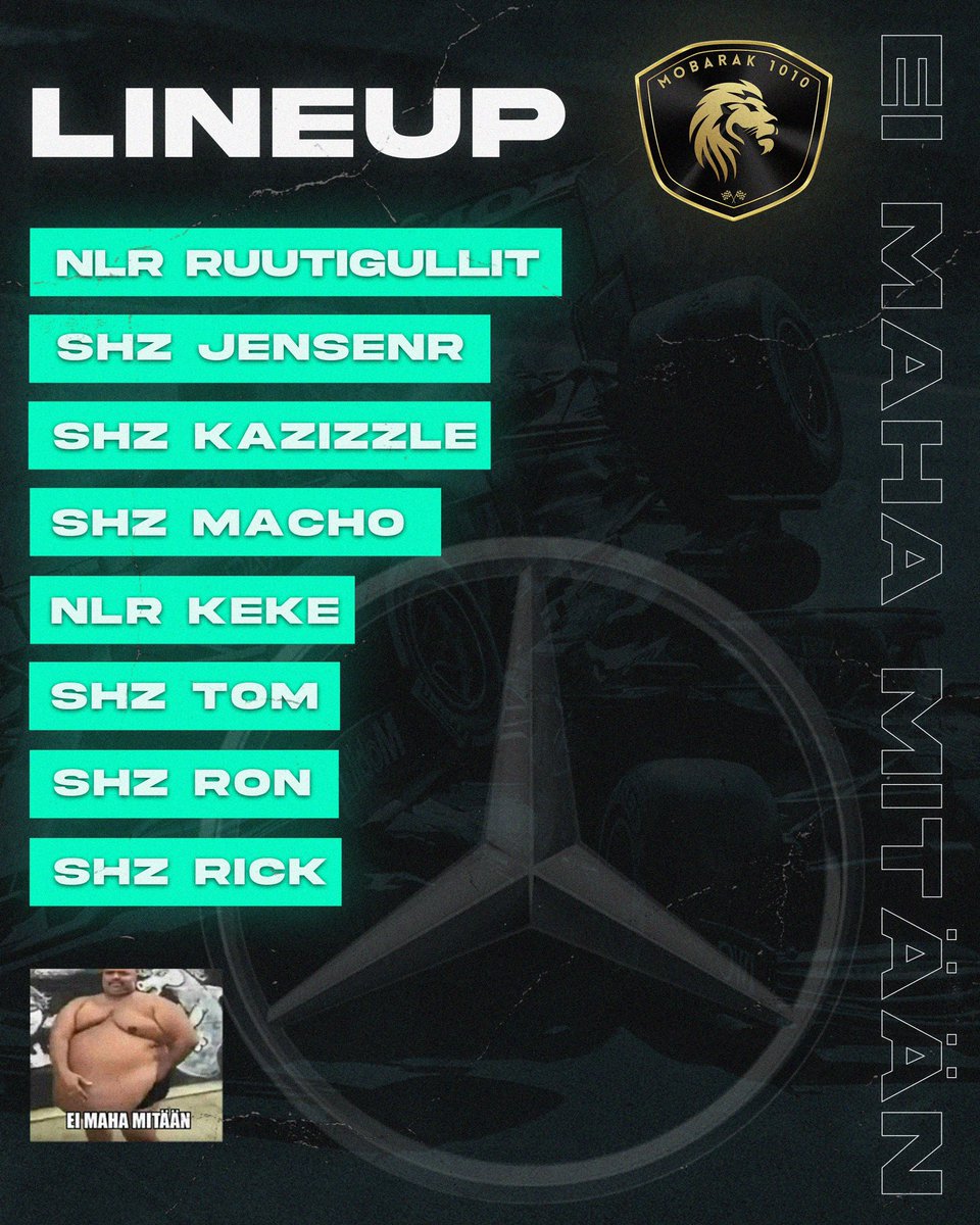 Ei Maha Mitään Racing tweet media