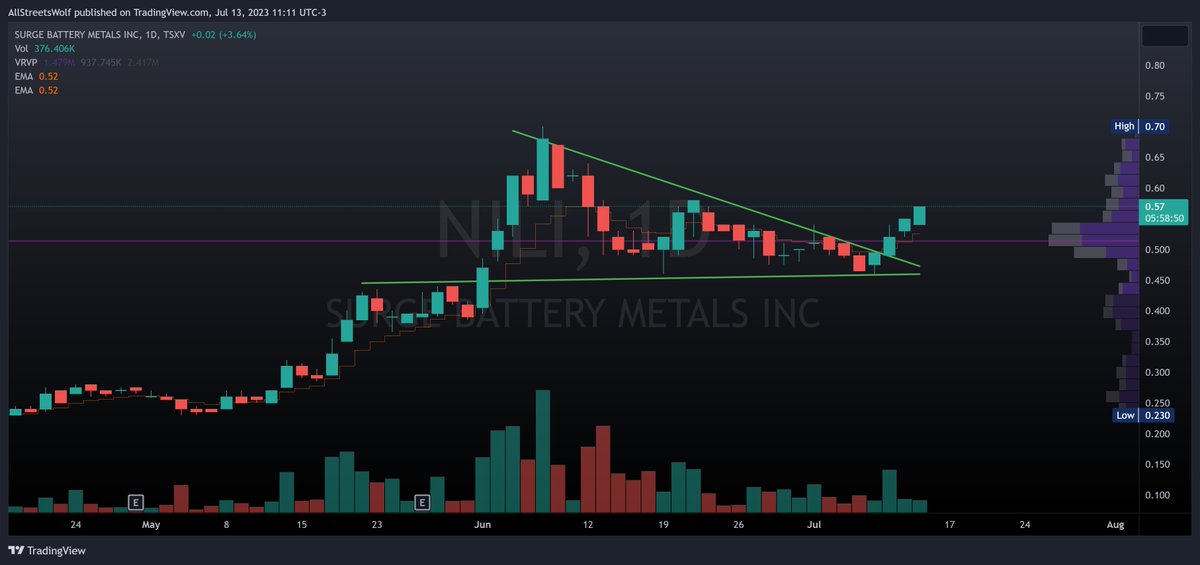 AllStreetsWolf's tweet photo. $NILI.V @SurgeBattery Anyone noticing a pattern? Lots of green candles recently, Slow at first, then...

Just added a world-renowned expert in lithium mining, extraction &amp; processing addition to the board of directors, Dr. Mehta.

 A dream team BOD with multiple successful exits! https://t.co/FFIoiLFdJL