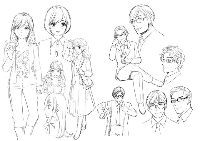 健全用キャラクターデザイン案 