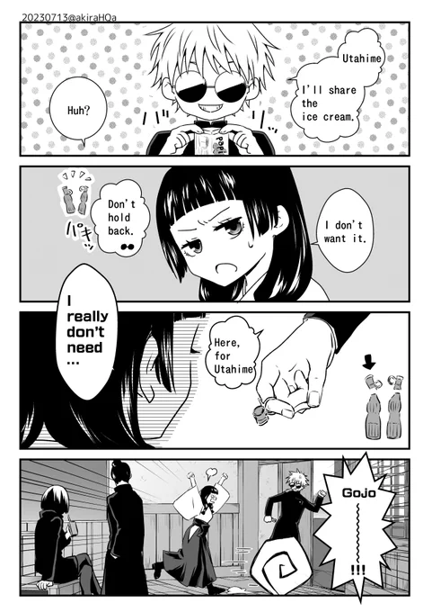 Gojohime Comic Translated version (*I'm using a translation tool, sorry if it's wrong)