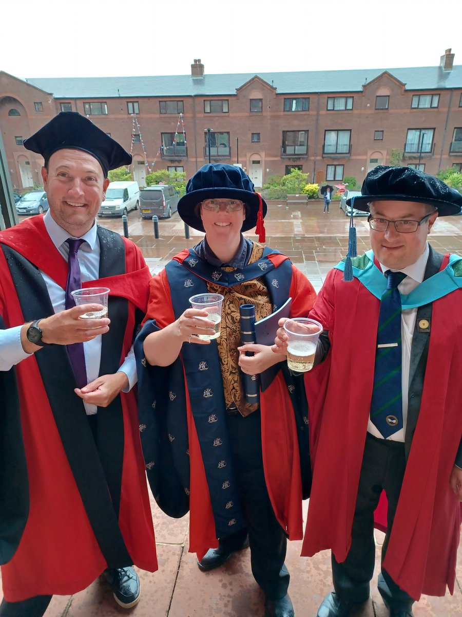 Christopher Williams (@chrisdavidwill1) on Twitter photo Very proud of <a href="/Kerry_McD_H/">Dr Kerry-Lyn McD-Howard</a> graduating with her PhD on Monday. We'll done Kerry. Supervised by Dr Robbie Rae, with co-supervisors me and <a href="/hayleyento/">Hayley Jones</a> with advice and collaboration from <a href="/RoryJMcDonnell/">Rory Mc Donnell</a>. Very proud of <a href="/Kerry_McD_H/">Dr Kerry-Lyn McD-Howard</a> graduating with her PhD on Monday. We'll done Kerry. Supervised by Dr Robbie Rae, with co-supervisors me and <a href="/hayleyento/">Hayley Jones</a> with advice and collaboration from <a href="/RoryJMcDonnell/">Rory Mc Donnell</a>.