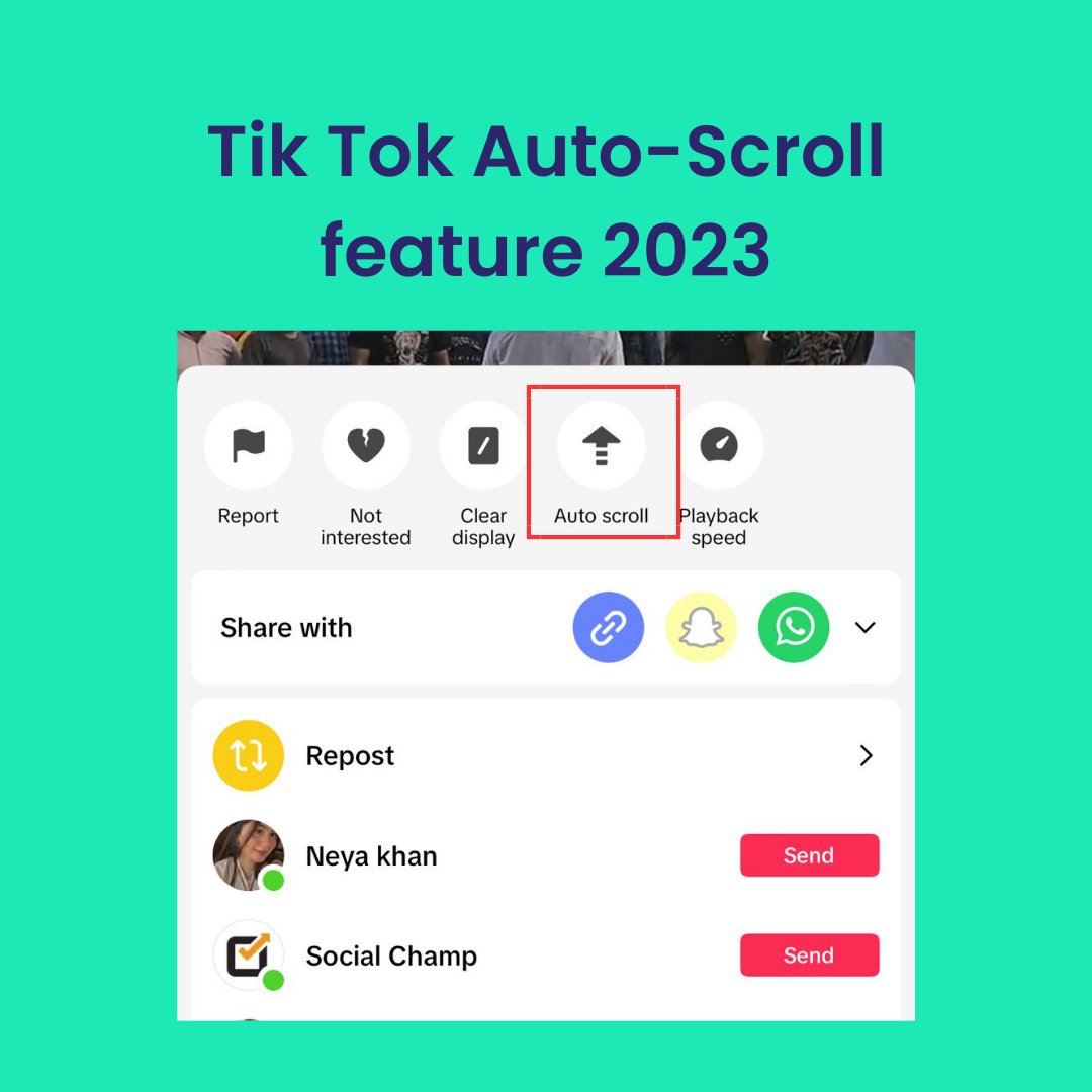 YourChamp_io's tweet photo. Scroll Like a Pro with TikTok's New Auto Scroll Feature! Effortlessly Dive into a World of Viral Videos and Endless Entertainment. Get Ready to Explore with Just a Swipe

#tiktok #socialmedia https://t.co/vRekh9o2Dn