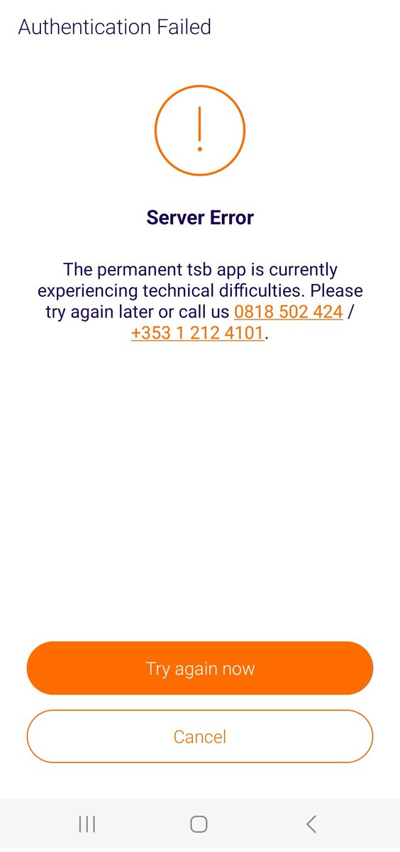 DoireannES's tweet photo. @askpermanenttsb Hi, the notification came in late and when I tried to approve it I got the response below https://t.co/ZKcnHonaV1