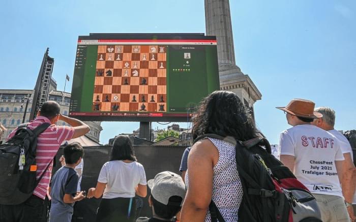 ChessKidcom's tweet image. ChessKid will be in London for #ChessFest 2023 on July 16th! ⚔️♟️ Join us in Trafalgar Square for fun chess activities, live performances, and more!