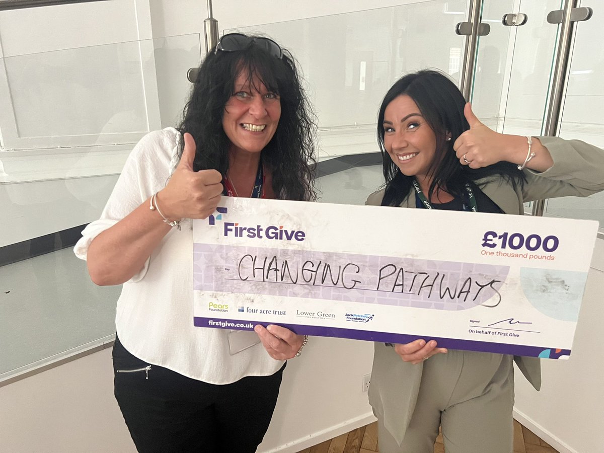 FirstGiveRM's tweet photo. A fantastic @FirstGiveUK final today at #gaynesschool congrats to all the #yr9 students that were involved! A massive congrats to the class representing @Pathwaytosafety who won Β£1000 for the charity! πAs you can see our charity reps were absolutely delighted! @JPFoundation π https://t.co/yBc555SLKT