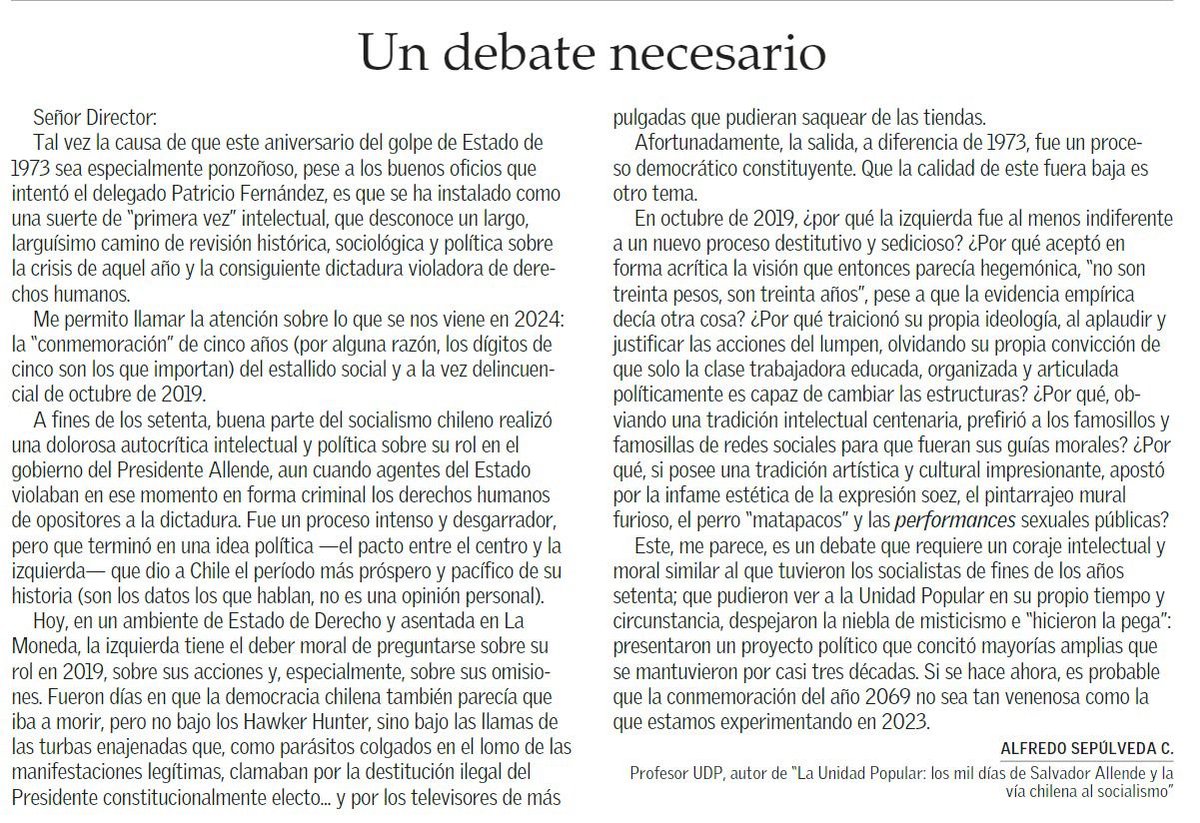 Alfredo Sepúlveda Cereceda tweet media