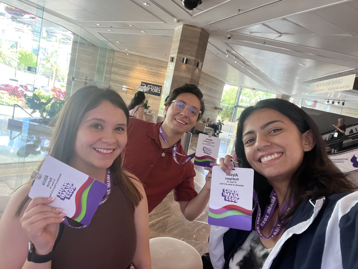 If you’re at #NAHJ2023 be sure to say hi to @UTEP student journalists  @albertosilva_f
@Alyson_rod1127
@Alic242 #GoMiners!