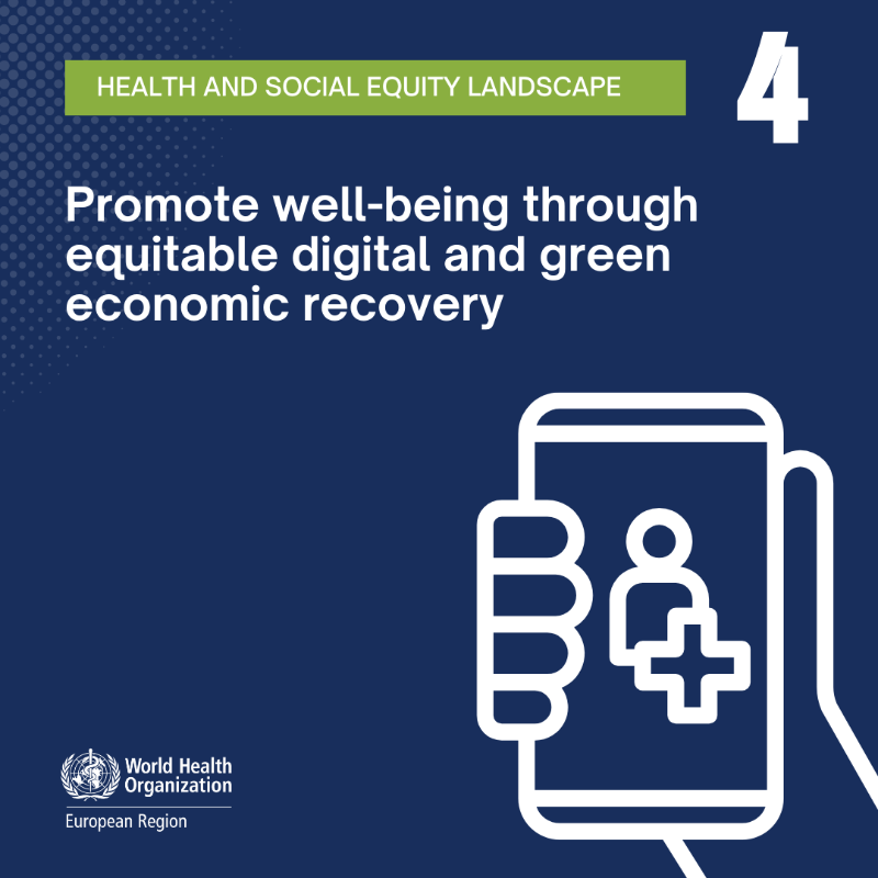 WHO_Europe's tweet photo. By embracing well-being economies countries can tap into more resources and deliver secure livelihoods & healthier places to live & thrive for everyone, everywhere.
Here are 5 ways governments can drive inclusive growth, political stability and resilience 👇
#Health4Wellbeing