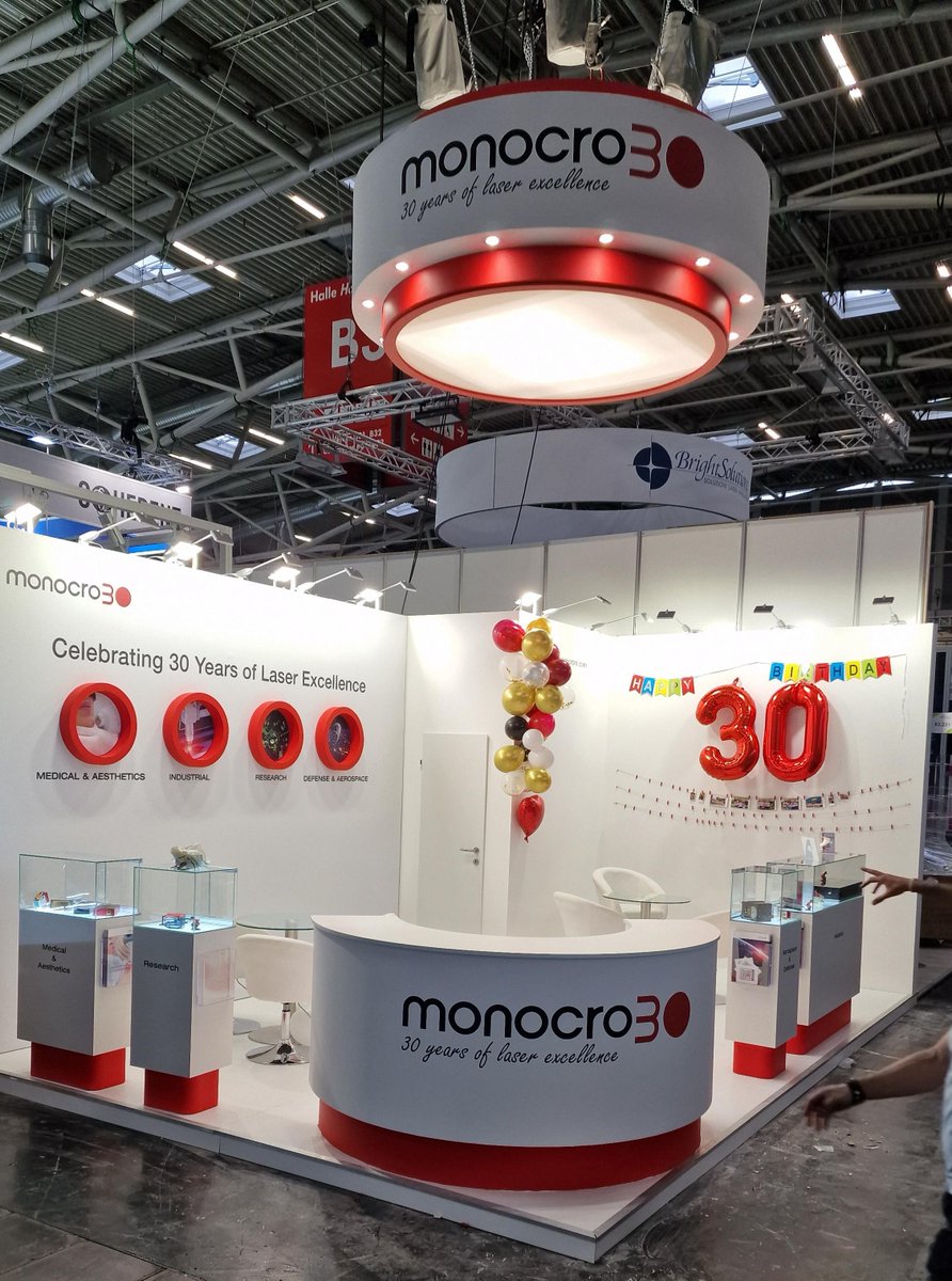 Feeling nostalgiclooking at photos from the same show <a href="/PHOTONICSWORLD/">LASER World of PHOTONICS</a> in #Munich 22 years ago, and last month!
We are very happy to be here for 30 years, and we have so many plans for the future!
#monocrom #lasertechnology #photonics #smile #30yersinbusiness
