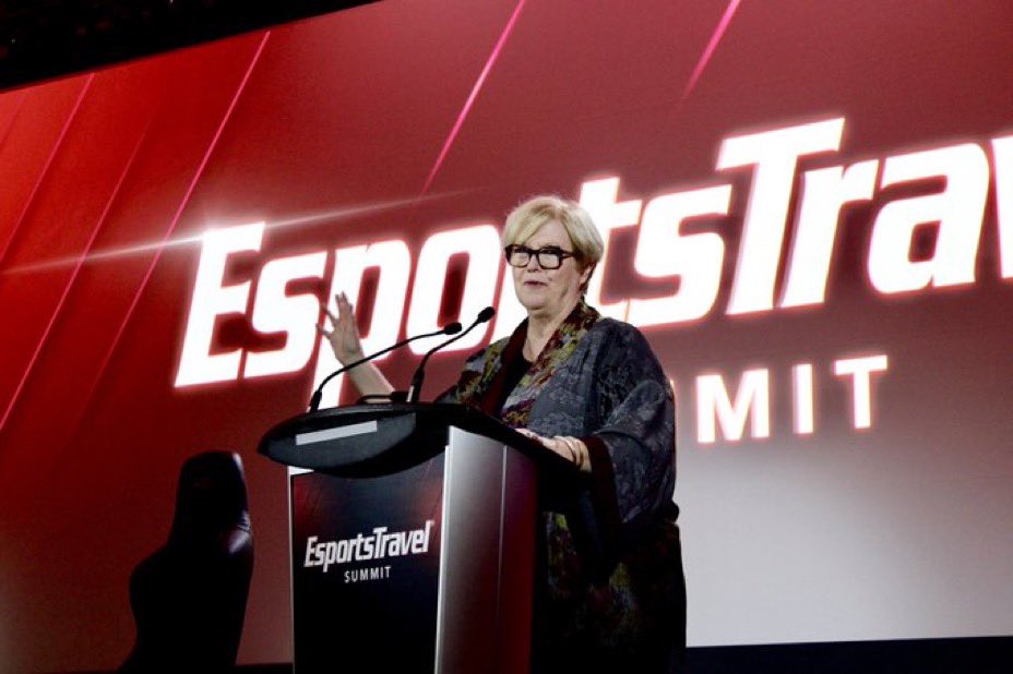 shelleycarroll's tweet photo. A pleasure to welcome the #EsportsTravelSummit to Toronto for the first time and announce the launch of #LevelUp, Toronto’s new Esports Strategy. Thanks to @SeeTorontoNow &amp; @OntarioCreates for helping us attract new esports opportunities and unlock the potential of our city. 🎮👾 https://t.co/cNQhd8uW5Y