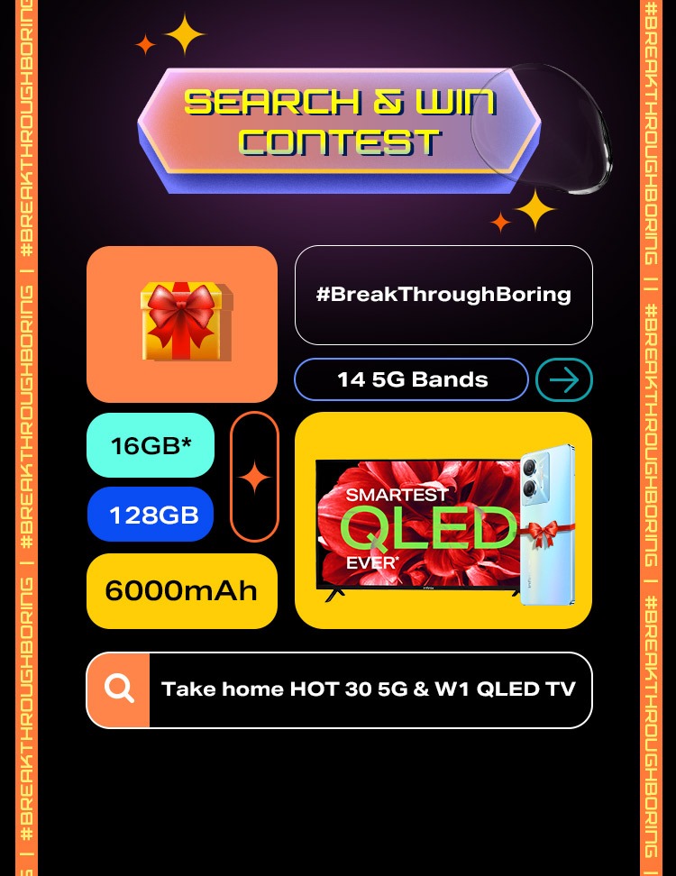 InfinixIndia's tweet photo. It's time to search &amp; win!

And this time the HOT new Hot 30 5G and the W1 QLED TV are up for grabs!

Admin ko maska lagana will not help 🙅‍♂️https://t.co/y0s9kVz0AO https://t.co/VbQsND7KSw