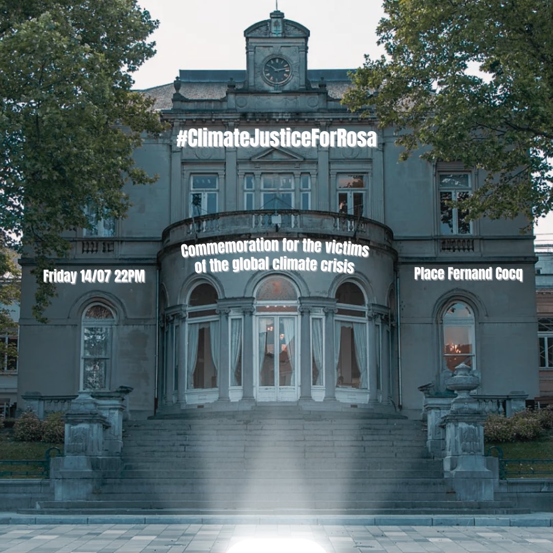 VanRobberechts's tweet image. #ClimateJusticeForRosa