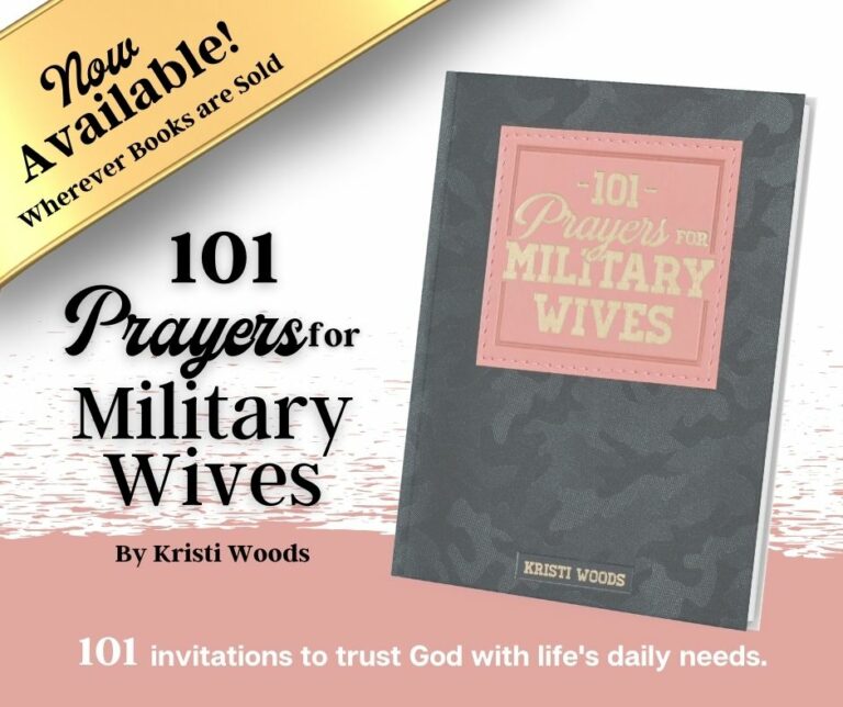 I am so excited about this new prayer resource from @Kristi_Woods!!!  Praying for our heroes in uniform and their amazing families is so important.  

kristiwoods.net/101-prayers-fo…

#101PrayersforMilitaryWives
#newrelease
#books
#prayer
#militarywives
#militarywife
#giftbook